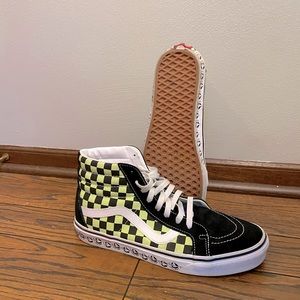 Vans Hi Tops Highlighter yellow